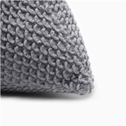 Подушка декоративная «Этель. Треугольник», d=40 см, серая