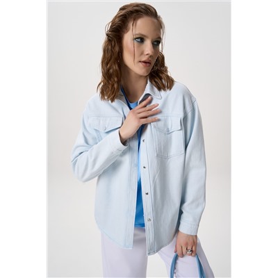 Рубашка Мишель (голубой)