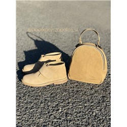 Ab.Zapatos 3316 New R • Camel+AB.Z · Pelle · mochila serraje (610) Arena