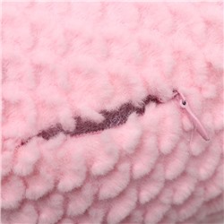 Подушка декоративная «Этель. Треугольник», d=40 см, розовая