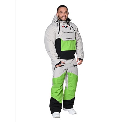 Комбинезон AA-0213 Серо-салатовый