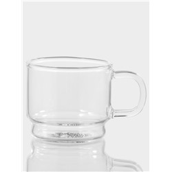 Кружка Magistro «Боттом», 100 мл, 5.8×5.2 см штабелируемая, боросиликатное стекло, прозрачная