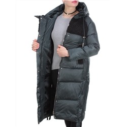 Y21638 DARK GREEN Пальто женское зимнее MEIYEE (200 гр. холлофайбера)