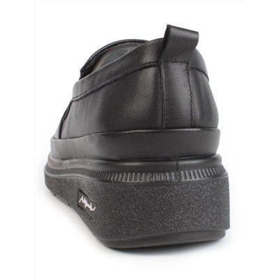 03-5319 BLACK Полуботинки женские (натуральная кожа)