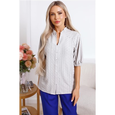 Блуза Люция (серая) Б15327-45М