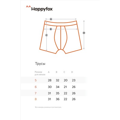 Трусы для мальчика 2шт. Happyfox