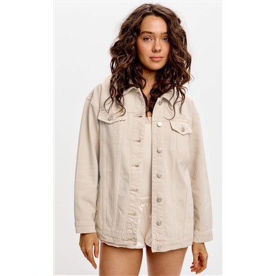 Куртка джинс P612-1249 l.beige