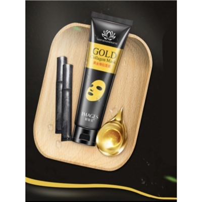 МАСКА-ПЛЕНКА С КОЛЛАГЕНОМ И ЭКСТРАКТОМ ЗОЛОТА IMAGES GOLD COLLAGEN MASK 60 ГР