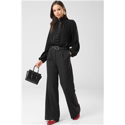 Брюки чёрные свободного кроя