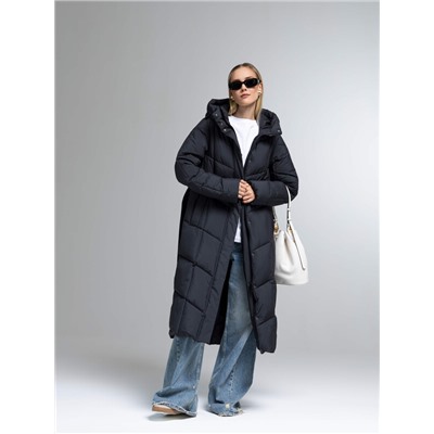 Пуховик женский черный