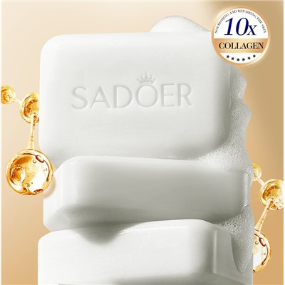Мыло для лица и тела с Коллагеном Sadoer, 100 гр.