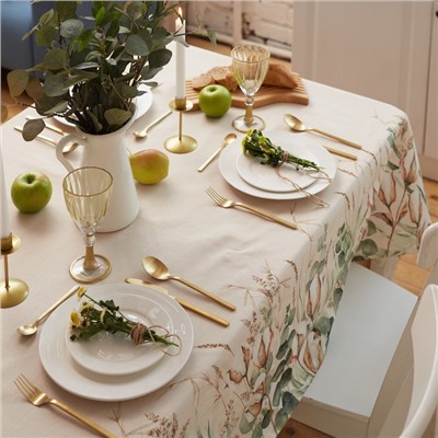 Скатерть Этель Cotton, 149×110 см, 100% хлопок, репс 210 г/м²