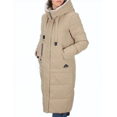 2270 BEIGE Пальто зимнее женское (200 гр. тинсулейт)