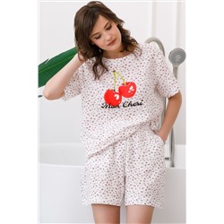 Шорты из муслина с принтом