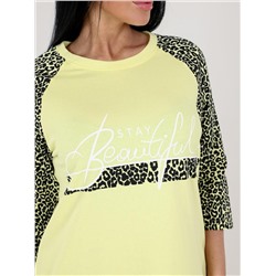 Юна - сорочка лимонный