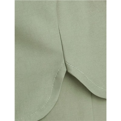 Свободная блузка с вырезом лодочка из плотного лиоцелла