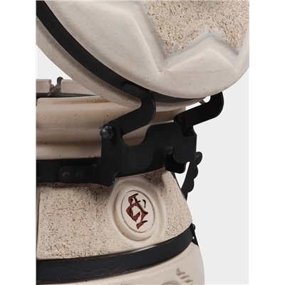 Тандыр «СамОбжар» с откидной крышкой, h=98 см, d=52 см, 97 кг, 12 шампуров, кочерга, совок, керамика