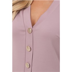 Блузка трикотажная с застёжкой на пуговицы Русалия №1