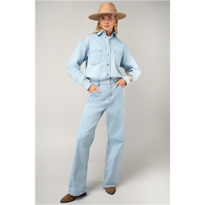 Женская джинсовая рубашка Happyfox