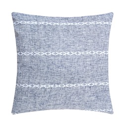 Наволочка декоративная «Этель. Косичка», 45×45 см, синяя