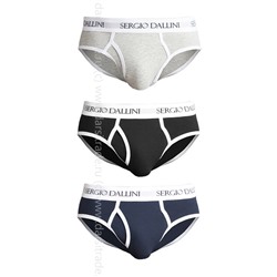 SDK2940-3 Трусы мужские Sergio Dallini [3 шт] Дроп слип