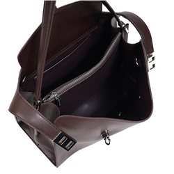 Женская сумка, кожа, MIRONPAN  520803 Шоколадный