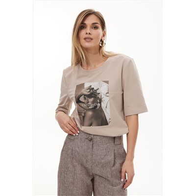 NiV NiV fashion 421 бежевый, Футболка
