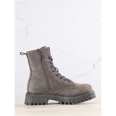 Ботинки ED'ART 327.22511'gr.Серый замок замша