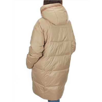 9782 BEIGE Куртка зимняя женская (200 гр. холлофайбера)