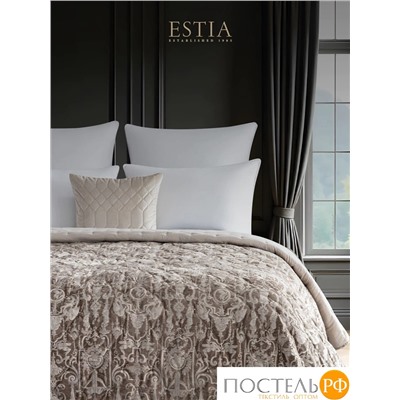 Estia ДИВИНА коричн. Покрывало 240х260, 1 пр., 100% полиэстер