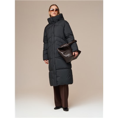 Пуховик женский черный