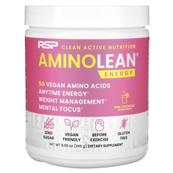 RSP Nutrition, AminoLean, Energy, со вкусом розового лимонада, 246 г (8,68 унции)