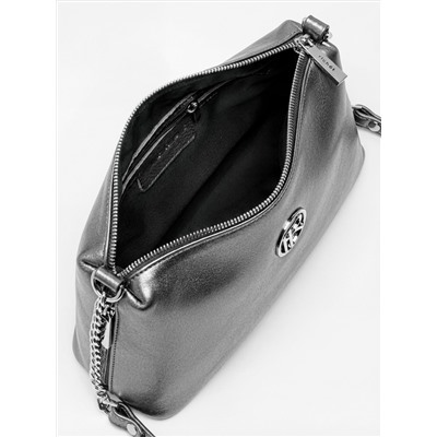 Женская кожаная сумка Richet 3199LNU 868 Серебряный