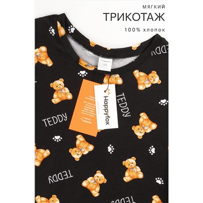 Туника оверсайз для девочки Happyfox