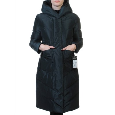 8033 DK. GREEN Пальто пуховик зимнее Jarius (био-пух)