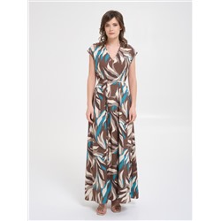 Платье макси с карманами