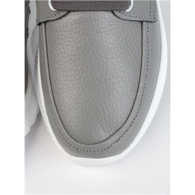 03-ZL-8861-1 DK. GRAY Полуботинки женские (натуральная кожа)