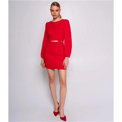 Платье #ОКТ025014, красный