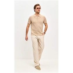 Брюки лен P511-0852 l.beige