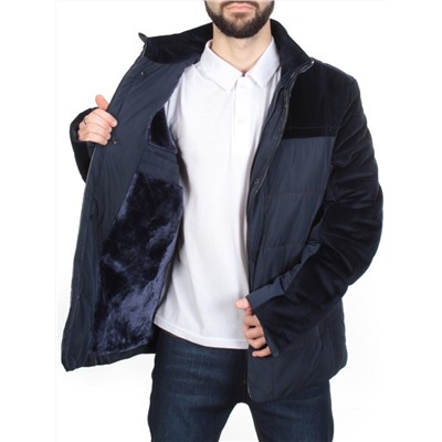 J8201B PURPLISH BLUE Куртка мужская зимняя NEW B BEK (150 гр. холлофайбер)