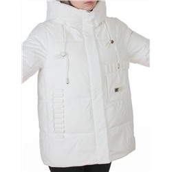 YR-6616 WHITE Куртка зимняя женская (150 гр. холлофайбер)