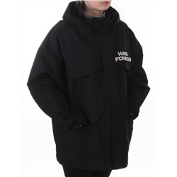 3094 BLACK Куртка демисезонная женская (100 гр. холлофайбер)