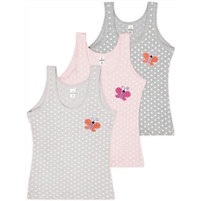 4536 майка для девочек многоцвет (BAYKAR)