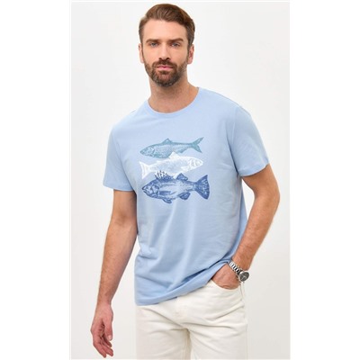 Футболка F311-06-734 grey-blue