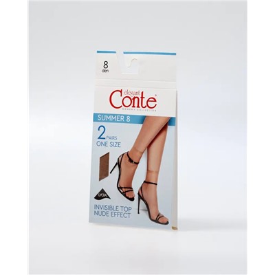 CONTE SUMMER 8 (2 пары) Носки женские