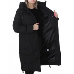 8806 BLACK Пальто зимнее женское (150 гр. холлофайбер)