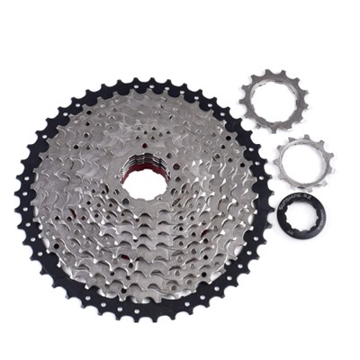 Кассета SUNSHINE MTB. 11 скоростей. 11-46T. HR11-46. никелиров. ALU паук. 560 г /уп 20/