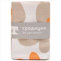 Набор салфеток декоративных 35х35 (4 шт.) 'Радушная хозяйка', 'Флористика бежевый'