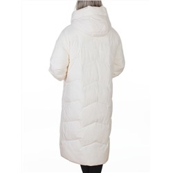 8883 MILK WHITE Пальто зимнее женское (150 гр. холлофайбер)