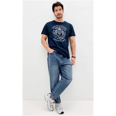 Футболка P611-06-928 d.blue